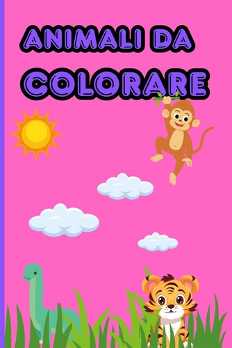 Animali colorare libro - colorare:,