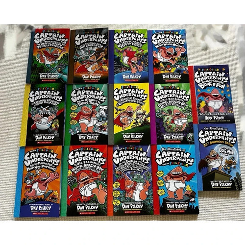 Captain underpants books dav - captain,