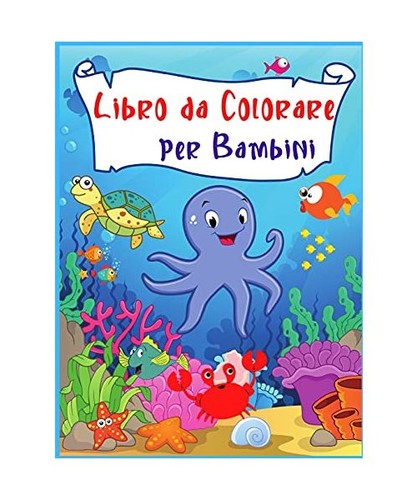 Libro colorare per bambini - da,