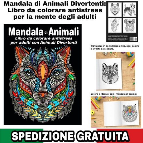 Mandala animali divertenti - animali,