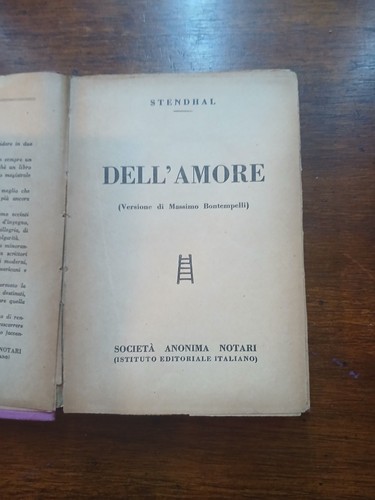 Stendhal dell amore - stendhal,, i