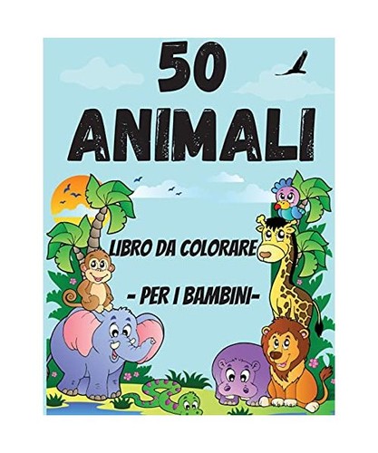Animali colorare libro - animali, da